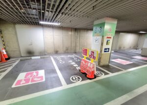 高崎市営駐車場に「子育て応援専用区画」を開設　子どもの乗降やベビーカー載せ替えスムーズに